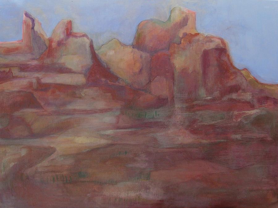 Red Rock Canyon Dream Painting by Diane montana Jansson