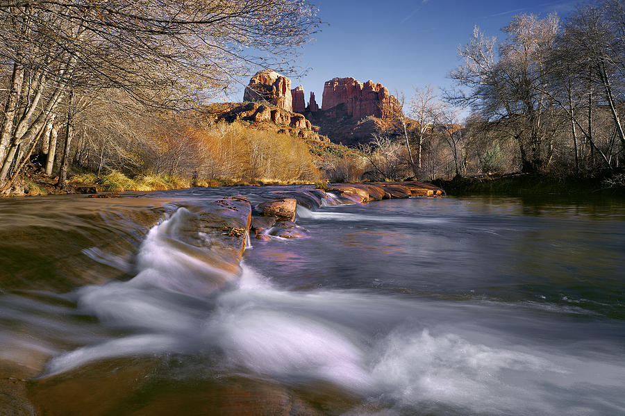 Red Rock Crossing Oak Creek Canyon Sedona Arizona Photograph By Phil Degginger Fine Art 6178