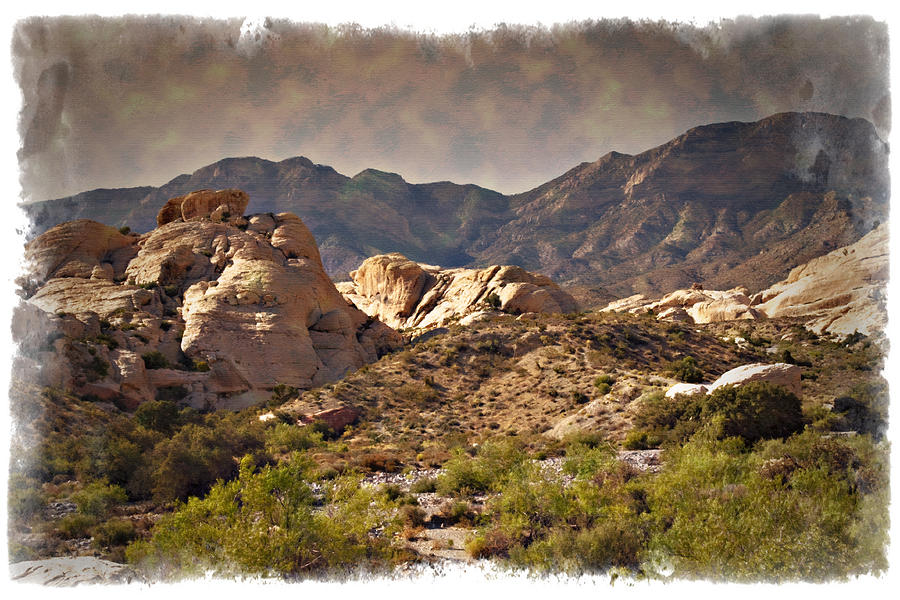 Mountain Photograph - Red Rock - IMPRESSIONS by Ricky Barnard