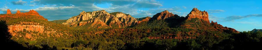 Red Rock panoramic Photograph by Anthony Citro
