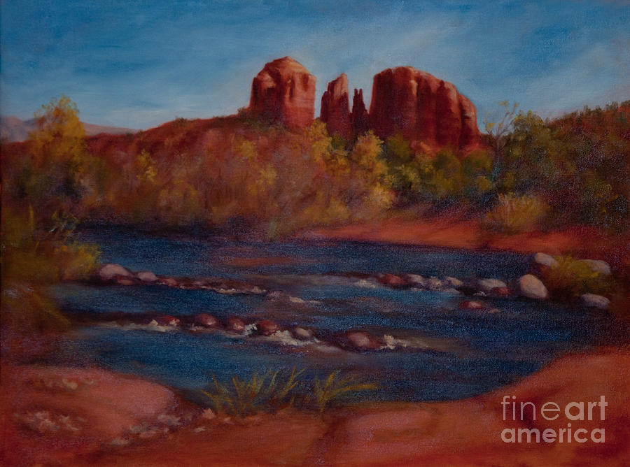 Fall Painting - Red Rocks of Sedona by Ruth Ann Sturgill