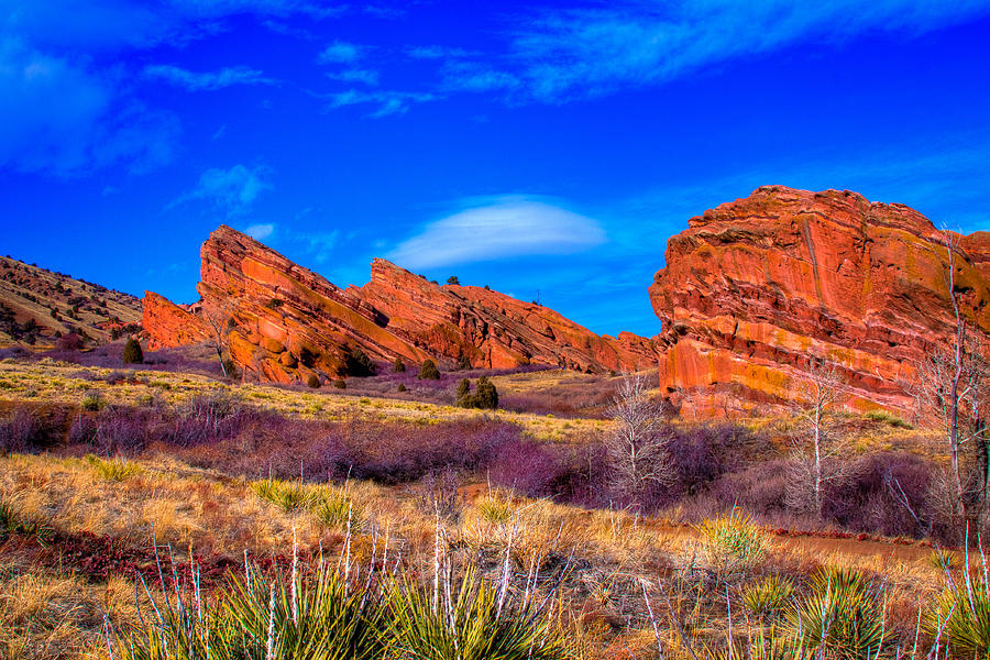 Red Rocks Park Colorado Photograph by David Patterson