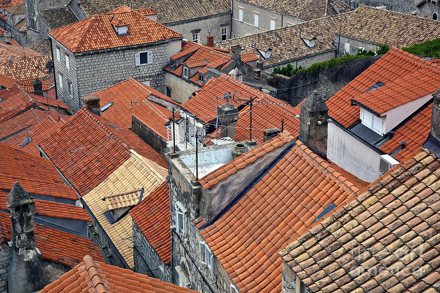 Red Roofs of Dubrovnik Photograph by Madeline Ellis