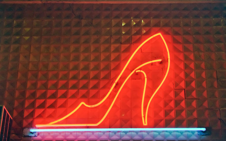 Sign Photograph - Red Shoe by Matthew Bamberg