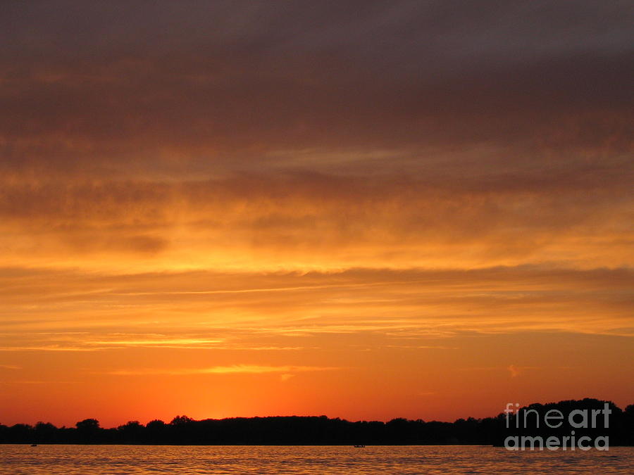 Red Skies at Night Photograph by Jack G Brauer - Fine Art America