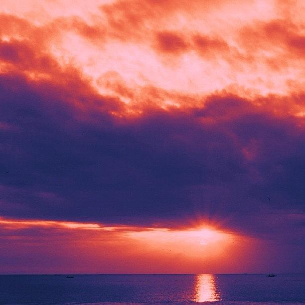 Cool Photograph - Red Sky by Arya Swadharma