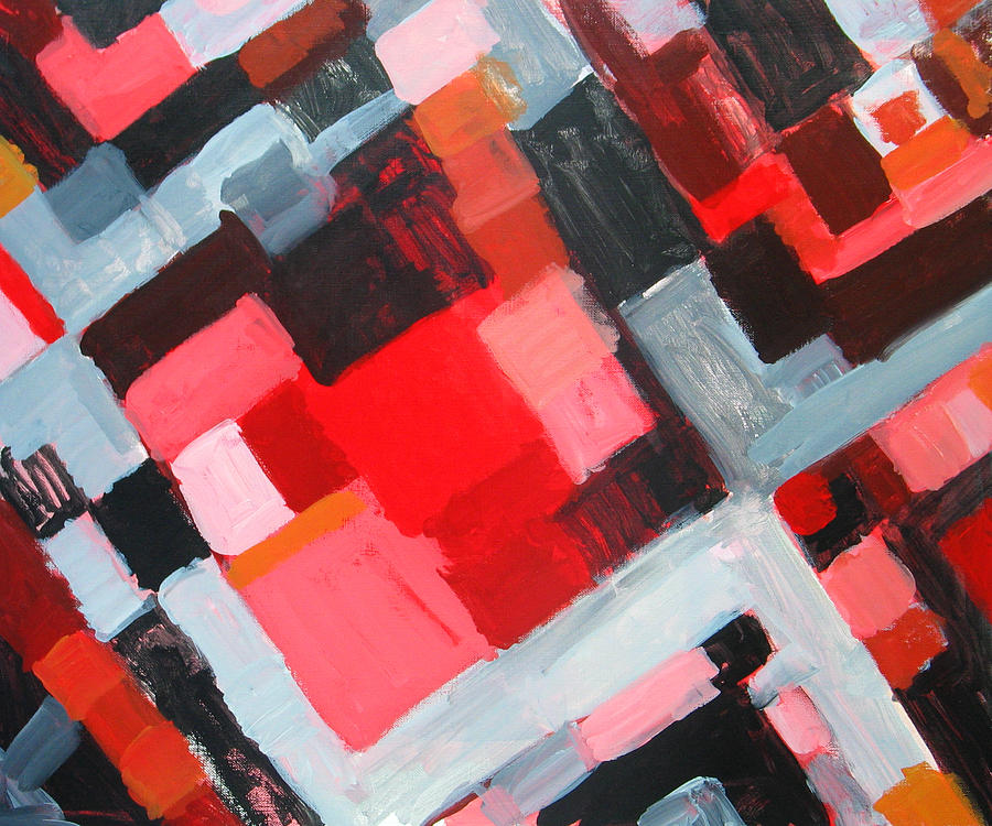 Red Square Residential District Painting by Kazuya Akimoto Pixels