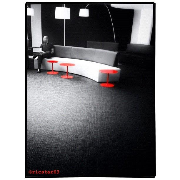 Instagram Photograph - Red Tables by Ric Spencer