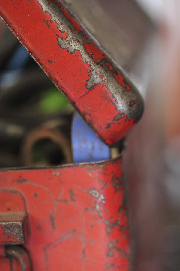 Red toolbox. Photograph by Carole Hinding