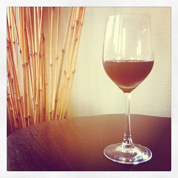 Red Wine In White Wine Glass Photograph by Hello Vino App
