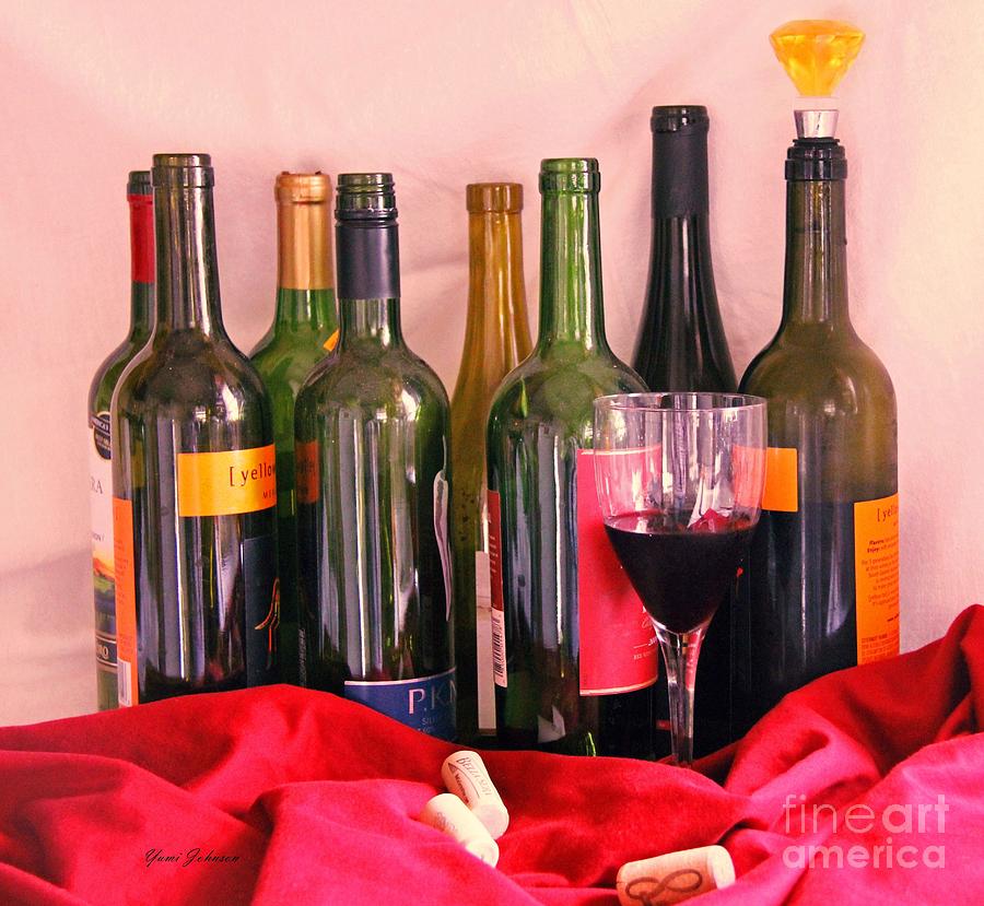 Red wine Photograph by Yumi Johnson