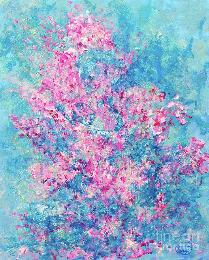Redbud Special Painting by Nancy Cupp