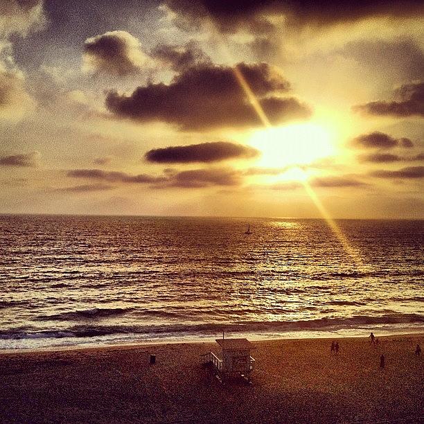 Redondo Beach Photograph - Redondo Beach Sunset by Chris Fabregas