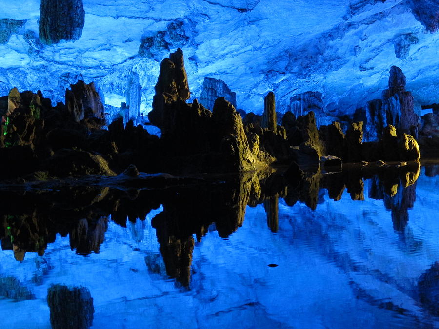 Reed Flute Cave China 7 Photograph by Helaine Cummins