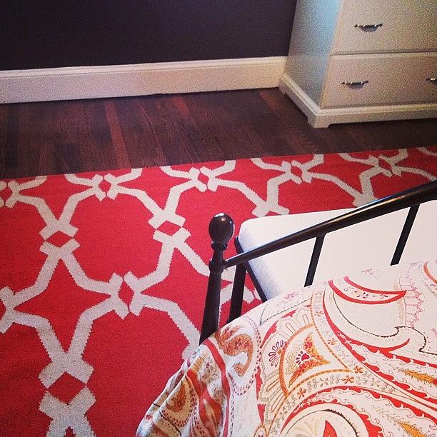 Refinished Floors And A New Area Rug In Photograph by Lauren Mccullough