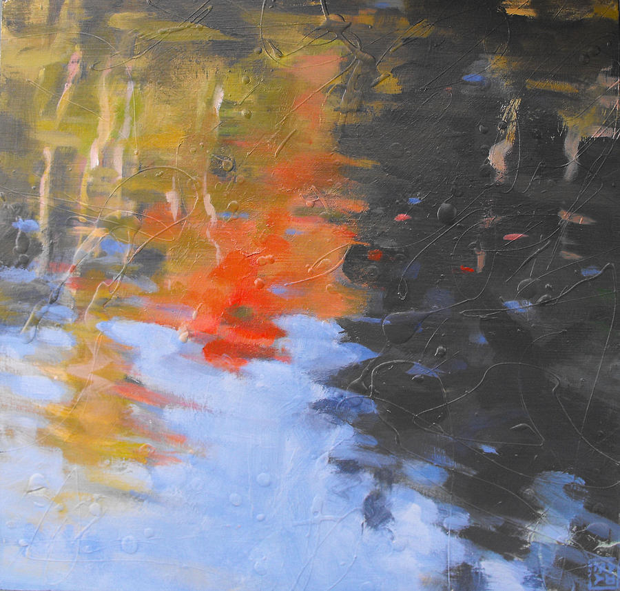 Abstract Painting - Reflected Glory by Mary Brooking