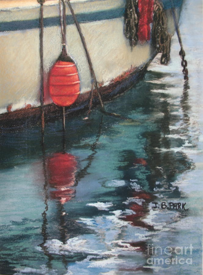 Ocean Painting - reflection at High Noon by Jeannie Park