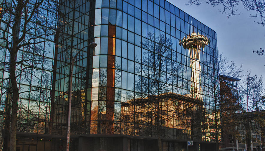 Seattle Photograph - Reflection by Chuck Bowser