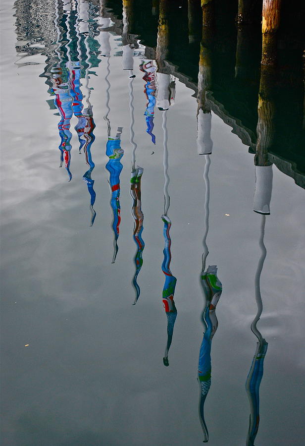 Harbor Photograph - Reflection by Dorota Nowak