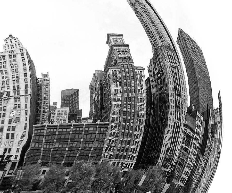 Reflection in Cloud Gate Photograph by Jenny Hudson