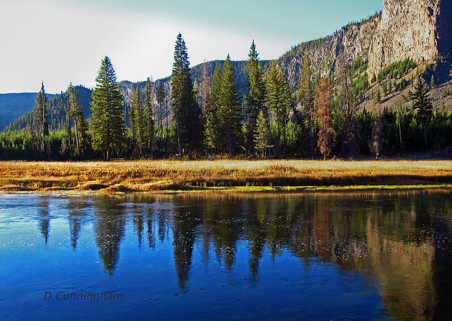 Reflection in the Rocky Mountains Photograph by Dorothy Cunningham