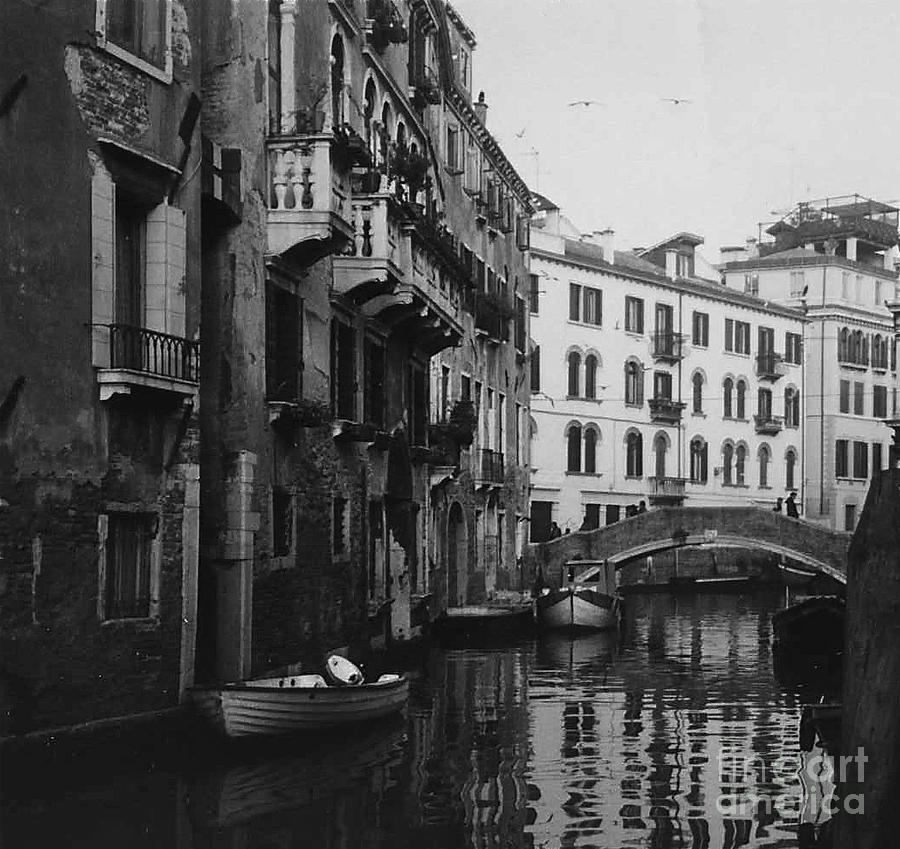 Reflection in Venice  Photograph by Nancy Patterson