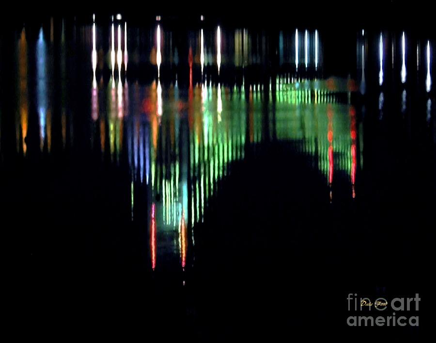 Reflection of Throggs Neck Bridge Digital Art by Dale   Ford