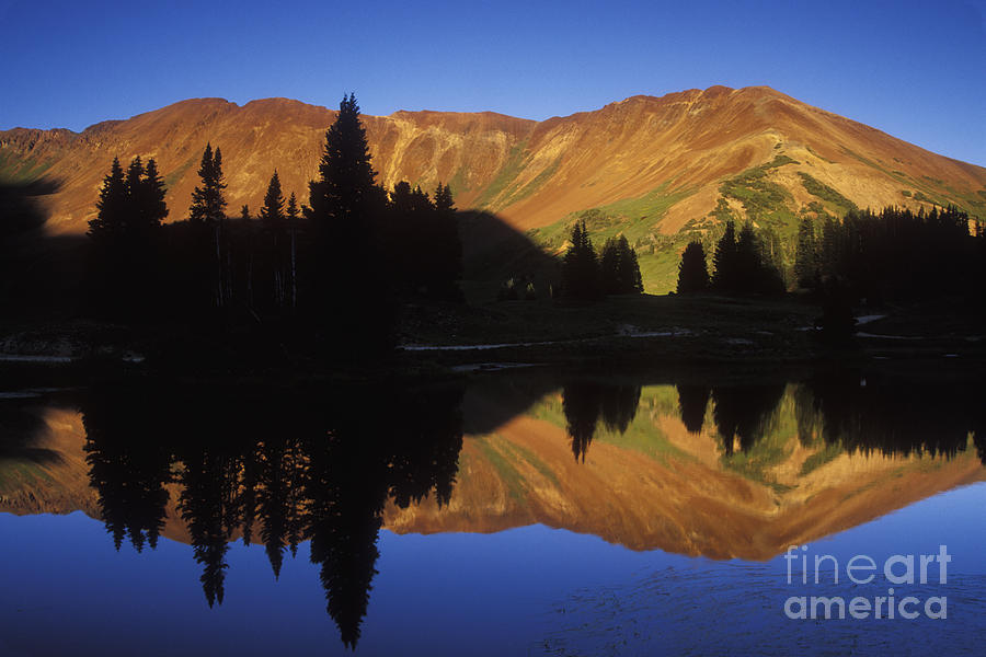 Mountain Photograph - Reflections - FS000204 by Daniel Dempster
