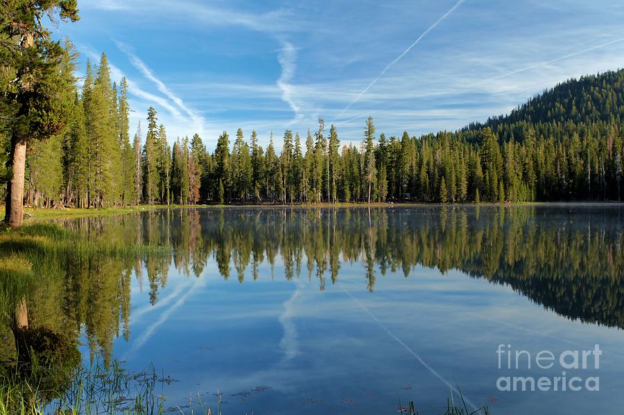 Lassen Volcanic National Park Photograph - Reflections At The Summit by Adam Jewell