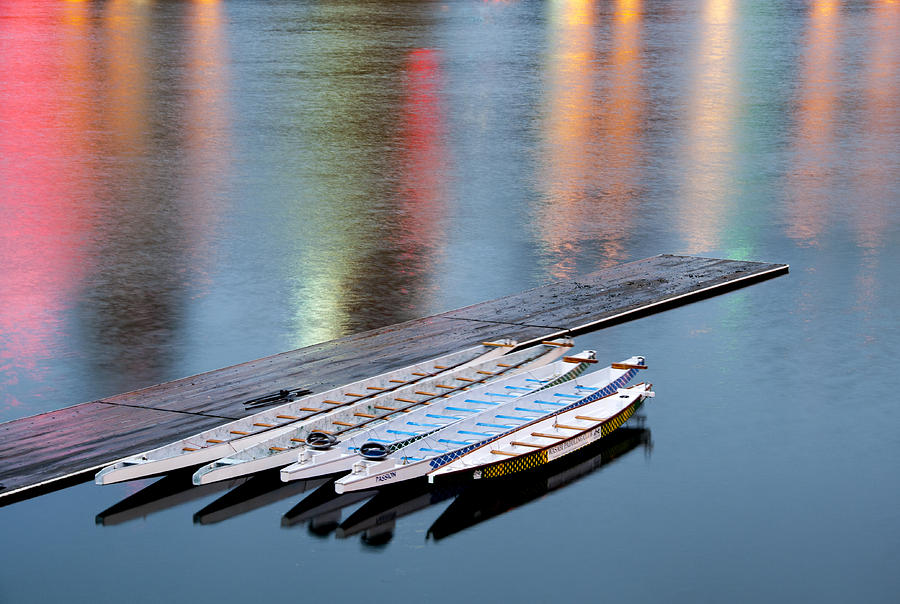 Boat Photograph - Reflections by Brian Bonham