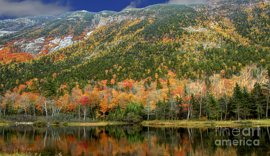 Reflections of Crawford Notch Photograph by Brenda Giasson
