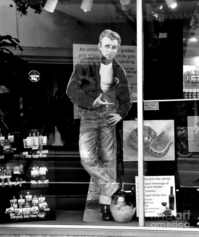 Reflections Of James Dean Photograph by John Black