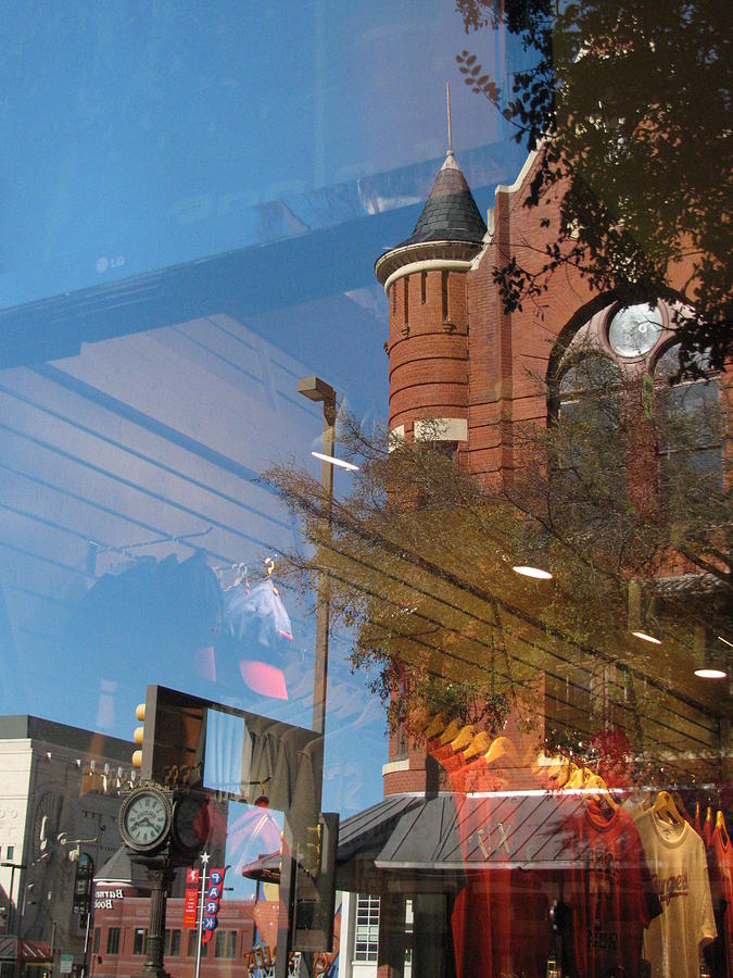 Reflections of Sundance Square Photograph by Shawn Hughes