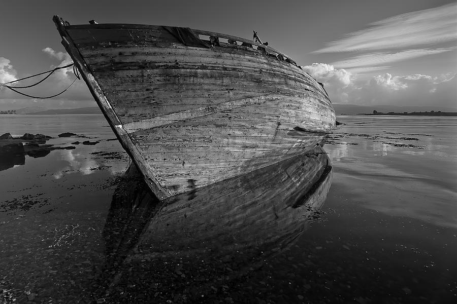 Black And White Photograph - Reflections on Dereliction by Simon Lupton