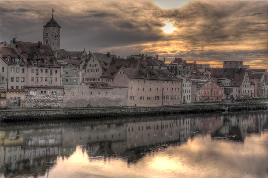 Regensburg Cityscape Photograph by Anthony Citro