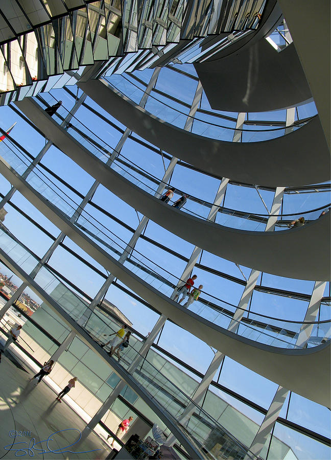 Reichstag Dome Photograph by S Paul Sahm