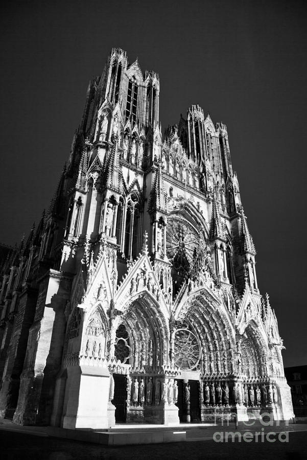 Reims Cathedral Photograph by Olivier Steiner