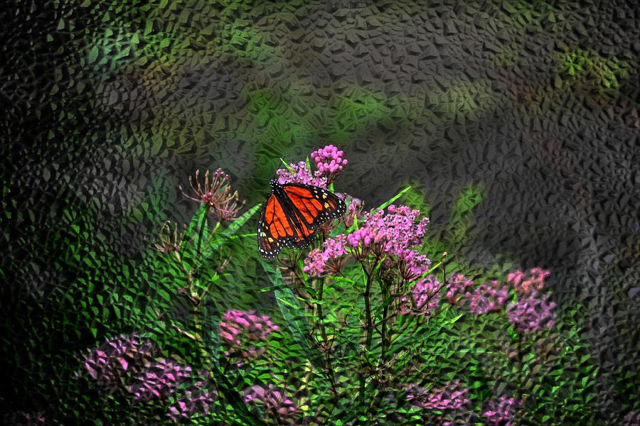 Relaxing Butterfly  Painting by Michael Mrozik