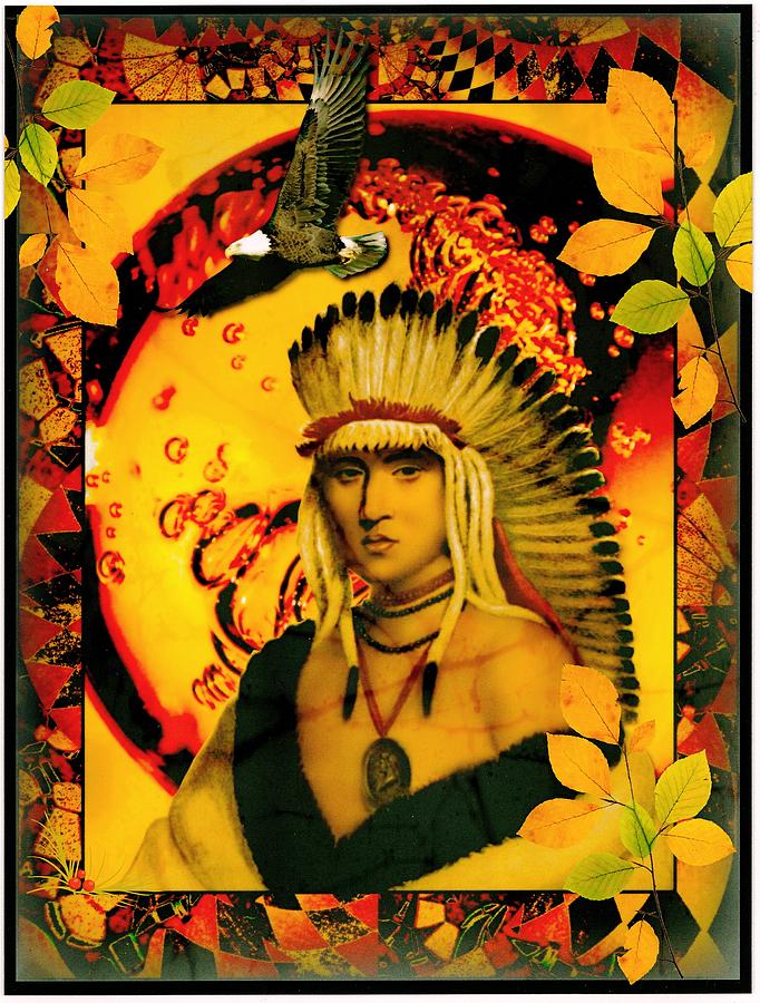 Native American Digital Art - Remember The Future Through The Eyes Of The Past by Janiece Senn