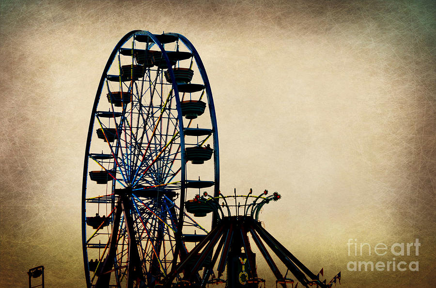 Remember When Ferris Wheel Photograph by Peggy Franz
