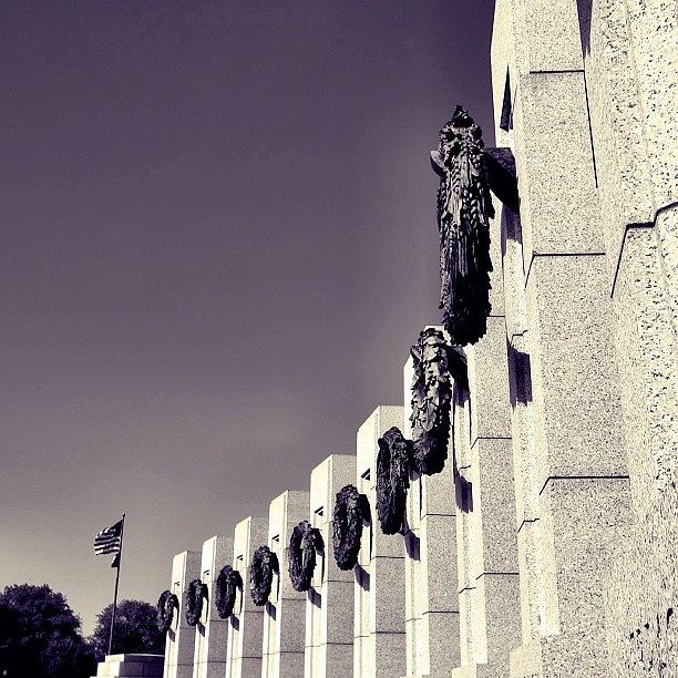 Memorial Photograph - Remembering The Fallen. World War II by Drew R
