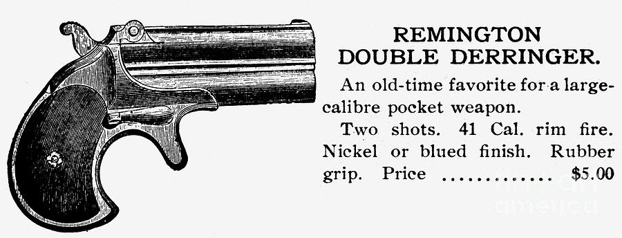 20th Century Photograph - Remington Double Derringer by Granger