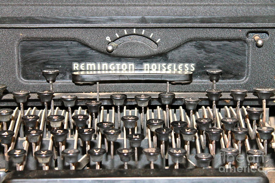 Remington Typewriter Close Up Photograph by Pamela Walrath