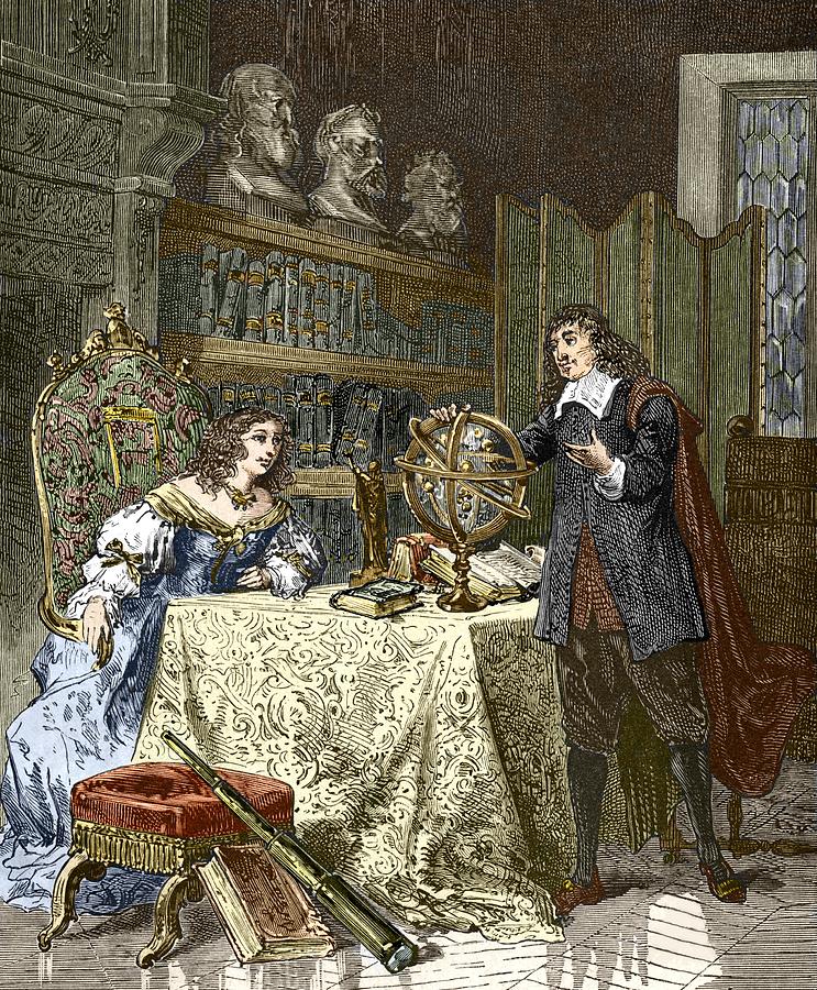 Queen Photograph - Rene Descartes And Queen Christina by Sheila Terry