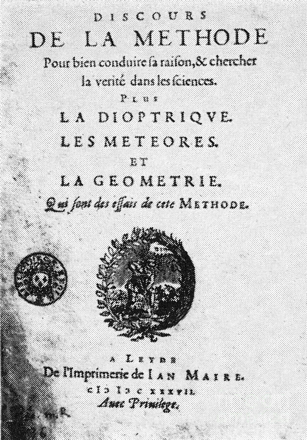 Rene Descartes Discourse On Method Photograph by Science Source