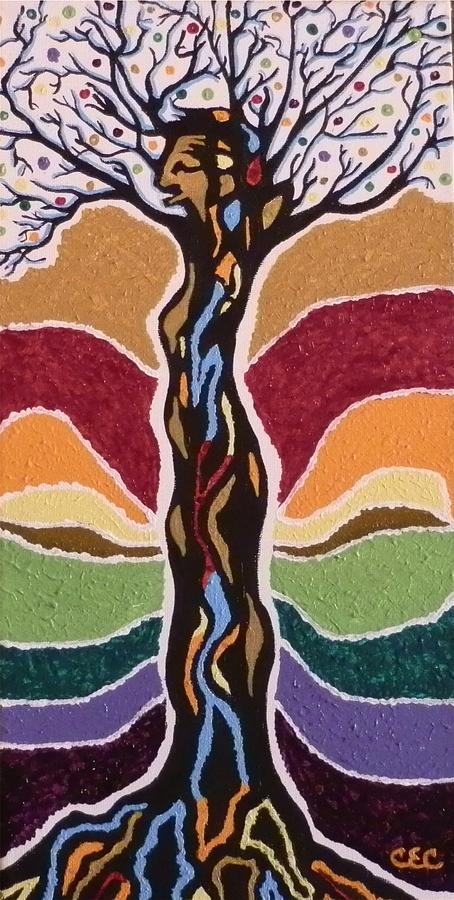 Tree Painting - Replenishment by Carolyn Cable