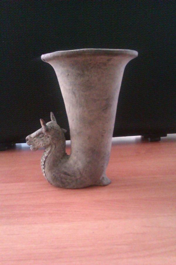 Antique Sculpture - Reproduction Of Antique Rhyton by Dimitar Andinov