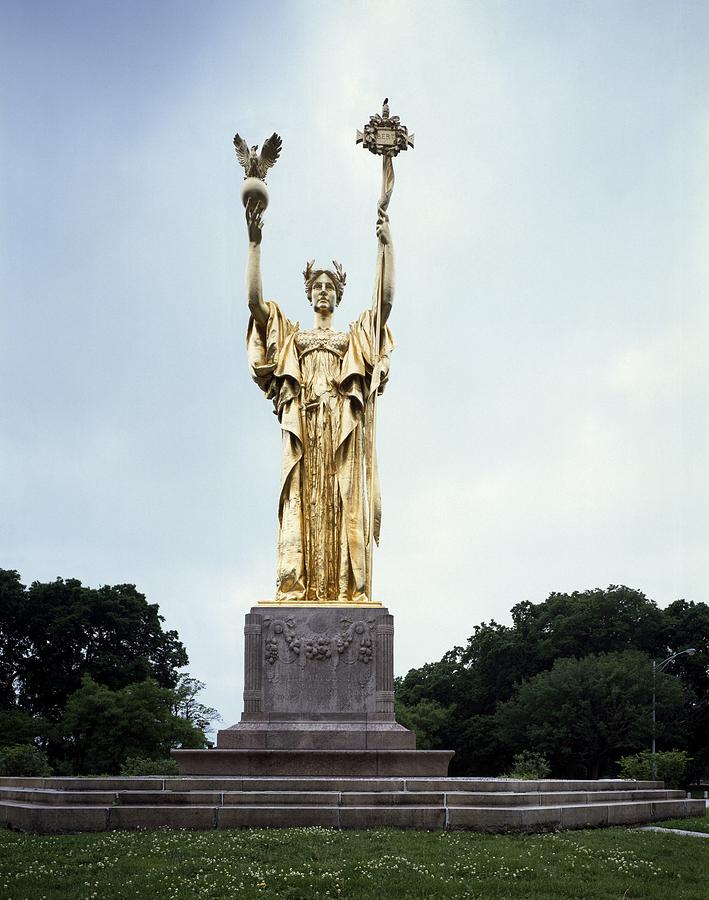 Republic Monument By Daniel Chester Photograph by Everett