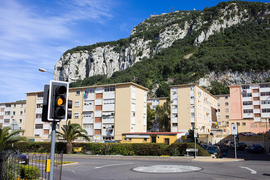 Residential Buildings in Gibraltar Photograph by Artur Bogacki