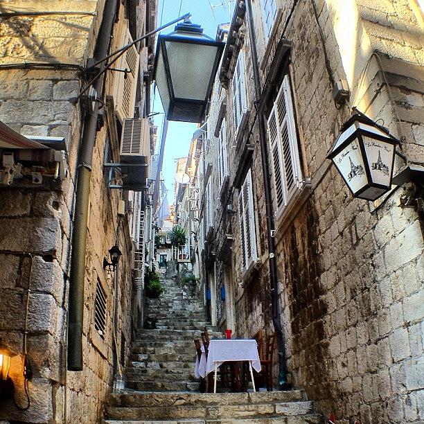 Dubrovnik Photograph - Residential Streets Of Old Town by Alan Khalfin